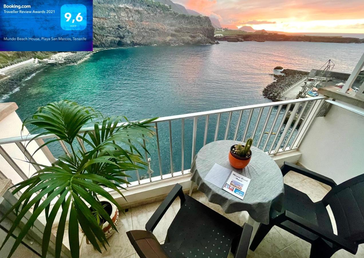 Mundo Beach House, Playa San Marcos, Tenerife Icod De Los Vinos Bagian luar foto
